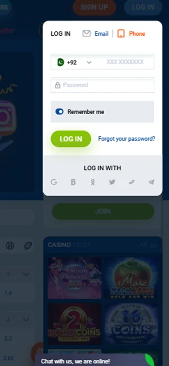 Mostbet registration