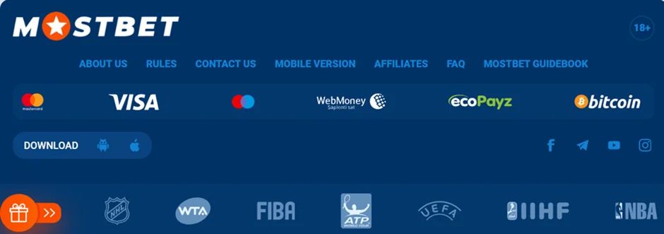 Mostbet deposit