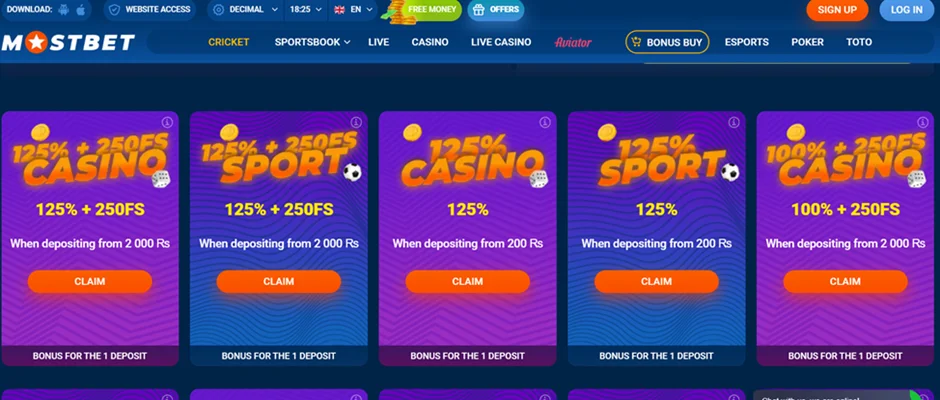 Mostbet register