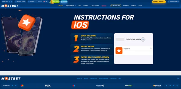Mostbet casino app